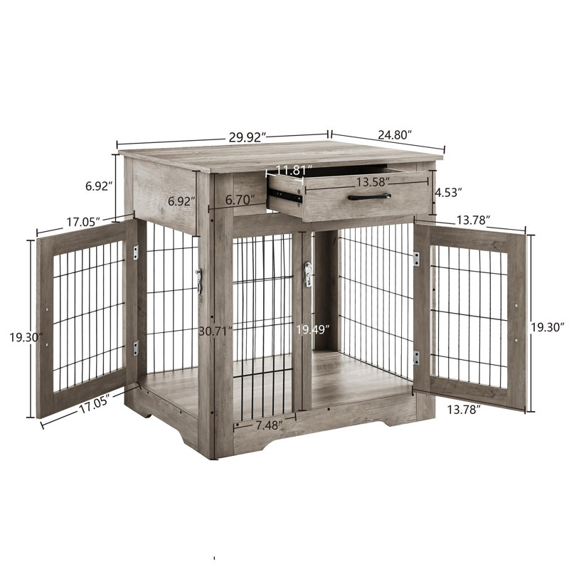 Caisse pour animaux avec 2 portes