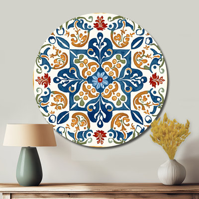Terilee - Abstract Round Metal Art