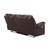 Bruni Brown Console Reclining Loveseat
