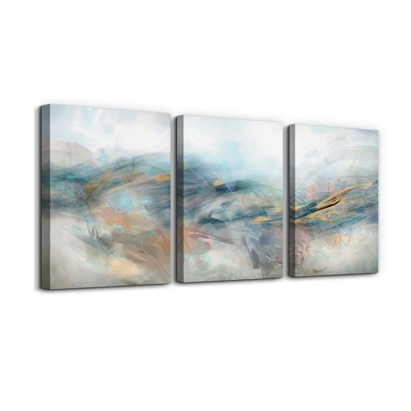 3 Piece Wrapped Canvas Wall Art