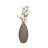14" Devone Small Ceramic Brown Vase