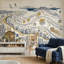 Papier peint bord de mer paysage marin amovible Illustration nautique-1805963369-1805963364