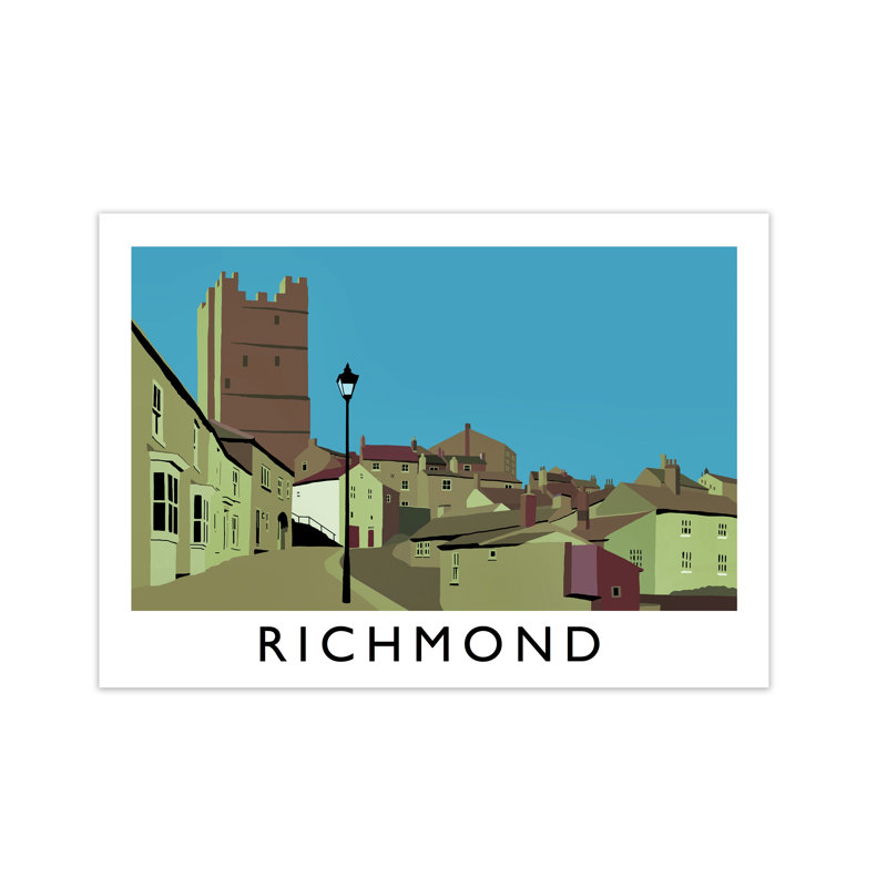 Richmond by Richard O'Neill - Print, 29.7cm H x 42cm W x 3cm D, Unframed