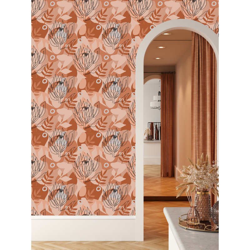 Carreau de papier peint l 25,08 po, L 2,09 pi x L 10,42 pi