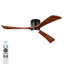52 po Ventilateur de plafond encastré à 3 pales avec télécommande, moteur à courant continu réversible silencieux, lumière DEL à intensité variable-20869164-20869167