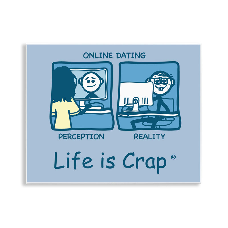 Perception and Reality Dating Wall Plaque Art by LIC