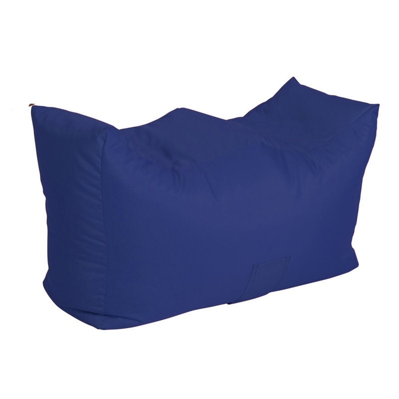 Outdoor Friendly Bean Bag Sofa, Dark Blue