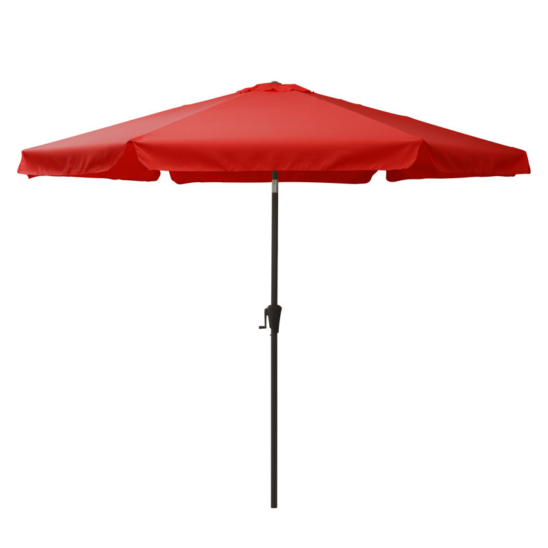 Parasol de marché de 10 pi Marinette, Rouge pourpre