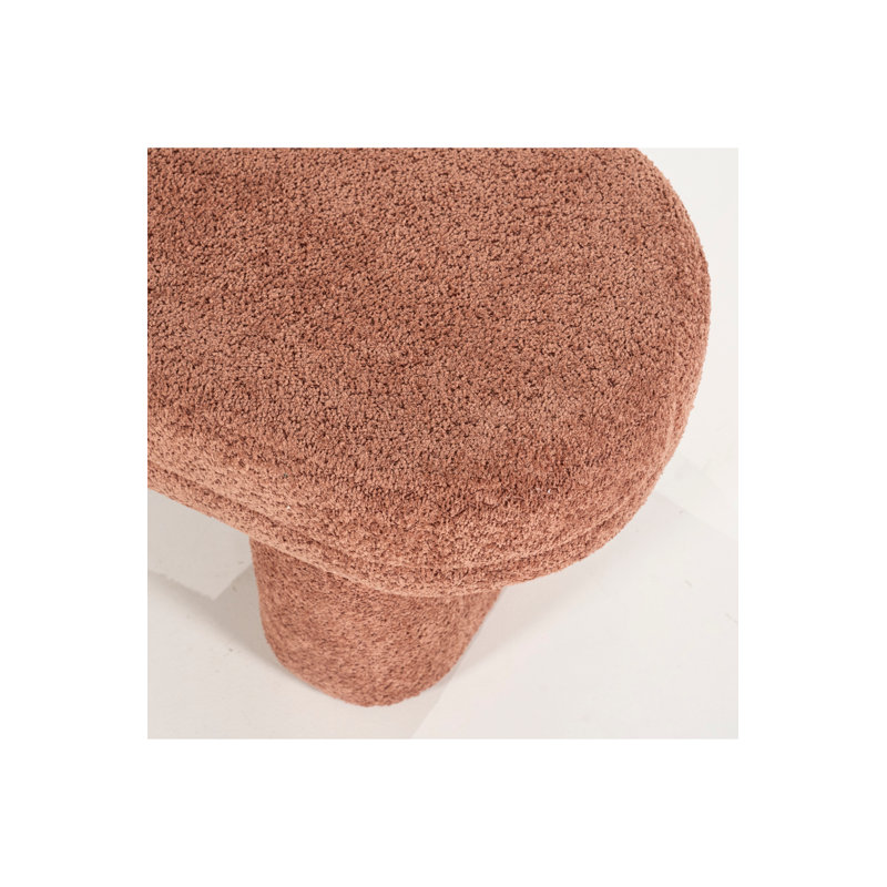 Rama Polyester Upholstered Bench, Red
