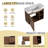 Wall Mount Bathroom Vanity With White Ceramic Sink And Cushioned Door-1069320069