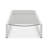 5 - Level Adjustable Outdoor Lounge Chair, Aluminum Frame And Mesh, 400 Lbs Capacity, Ergonomic Design For Napping On Beach Chaise With , Grey Mesh White Frame, Compact Balconies Patio