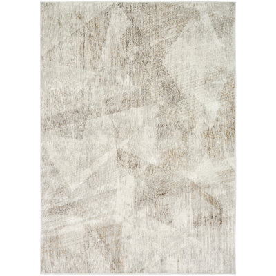 Calvin Klein CK073 Compass Ivory Multicolor Modern Indoor Rug