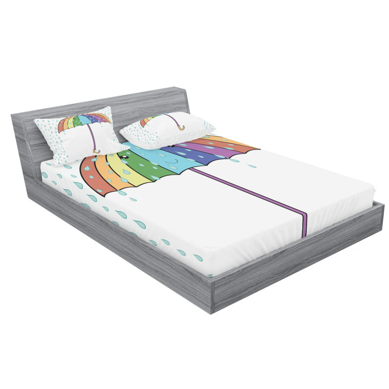 Microfiber Sheet Set, Full Sheet Set with Fitted Sheet