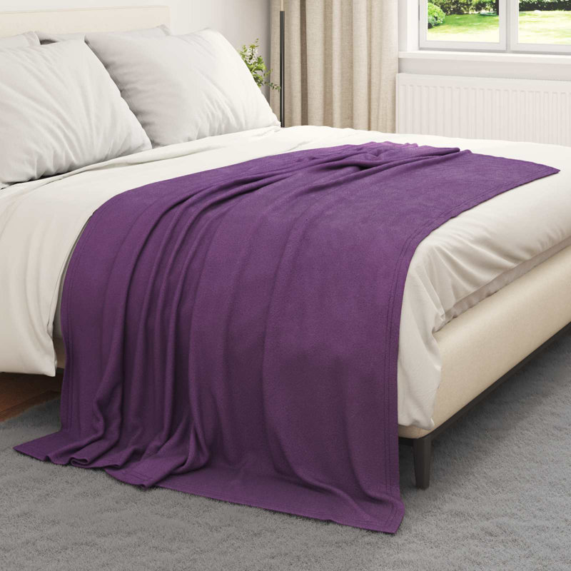 3.5-50 Throw Blanket, Purple, 200cm x 150cm