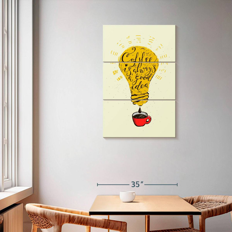 Tergel Coffee Is A Good Idea, 57" H x 36" W