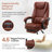 Azteca Ergonomic Executive Chair with Footrest-44712306