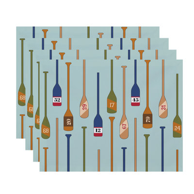 Aksel Polyester Nautical Rectangle Placemat