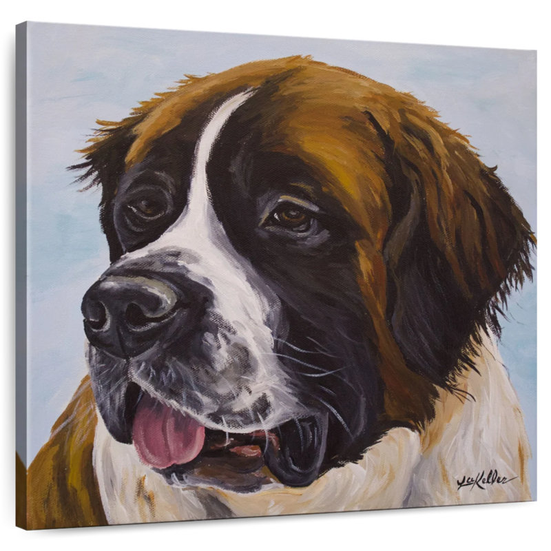 Crowle Saint Bernard, 36" H x 36" W