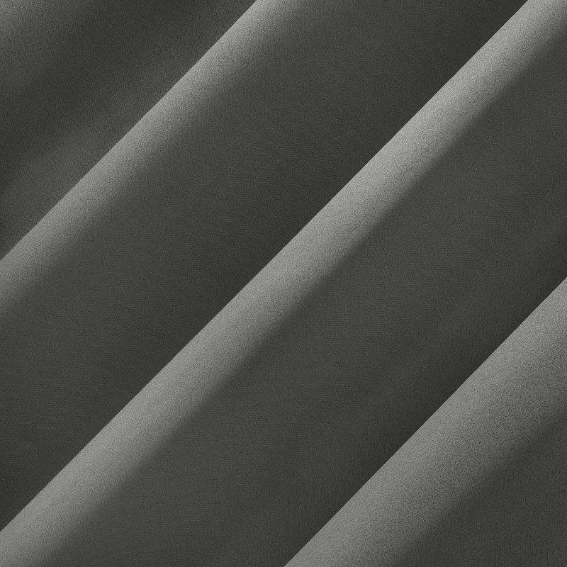 Gheorghi Magnetic Closure Room Darkening Grommet Curtain Panel Pair, Gray, 54" W x 84" L