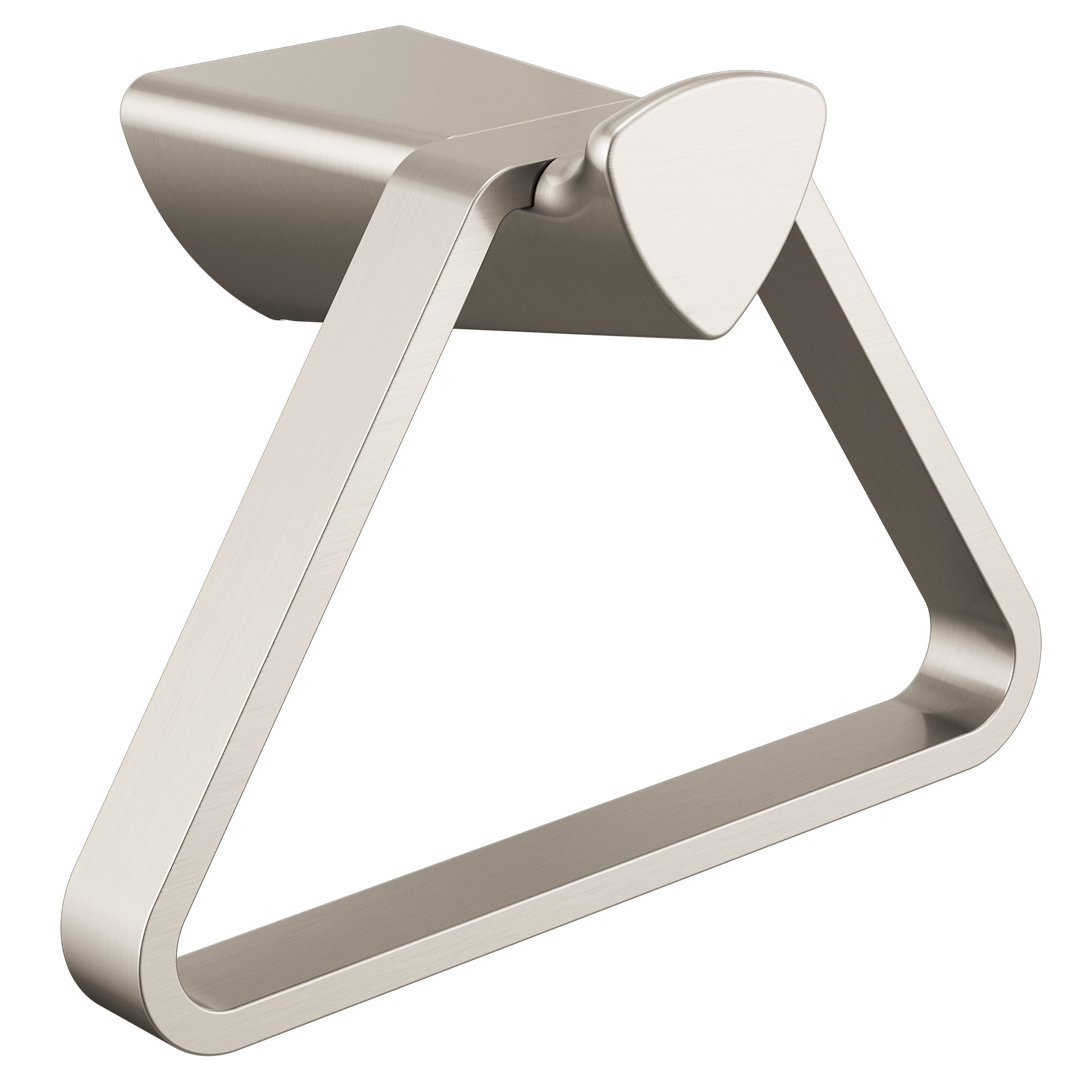 Zura Triangular Wall Mounted Towel Ring Delta 