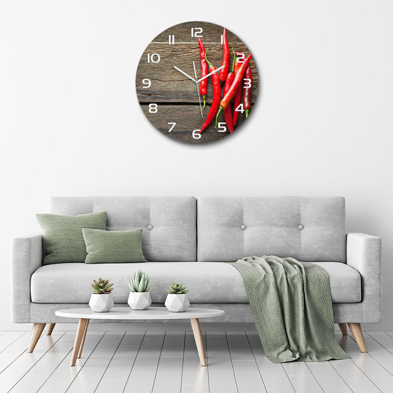 Joash Glass Wall Clock