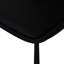Black Faux Leather Dining Chairs Of 2, Modern Nordic Style With Iron Legs, Upholstered , Water-repellent And , Ergonomic For Back Comfort Scratch-, Triangular Support, 250 Lbs Weight Capacity,
