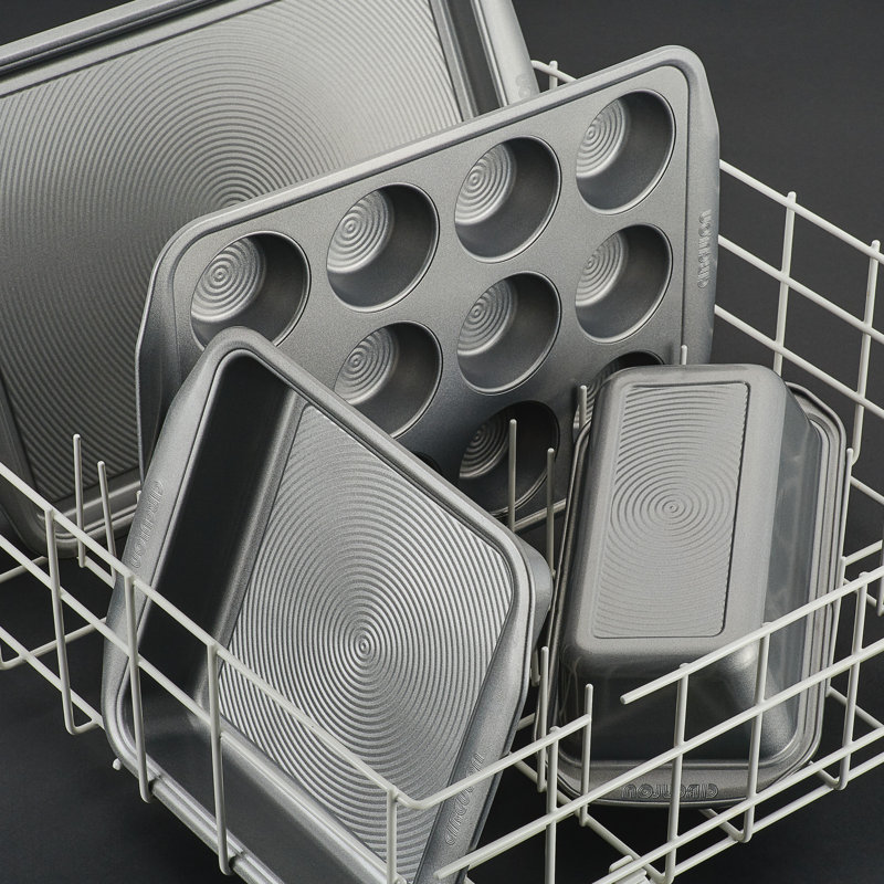 Gray Nonstick Stainless Steel Cookie Sheet Set