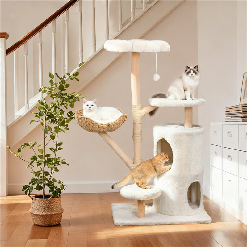 Cat Tree, White
