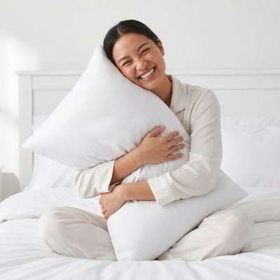 Ella Jayne Simple Comfort Down Alternative Pillow, Medium Density, Standard Size  