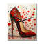 Horloge murale surdimensionnée noire et rouge Symphony V - Fashion-99632007
