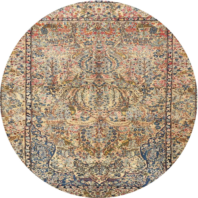Oriental Indoor Rug, Round 6'