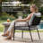 Outdoor Patio Rope Armchair With Cushions-120013065