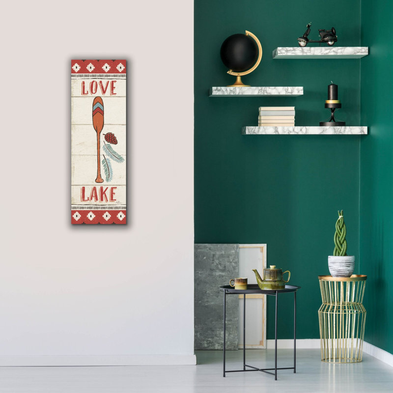 «Epic Graffiti», «Vintage Lake 12» par Janelle Penner, art mural sur toile, 12 po x 36 po, H 36 po x l 12 po x P 0,75 po