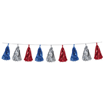 Metallic Tassel Garland - 9Â¾" x 8' - Pack of 12
