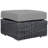 Modway Summon 5-pc Outdoor Patio Sectional Set With Sunbrella Cushions in Canvas-38631789