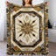 Jeté en flanelle géométrique Starburst Luxury-132936496