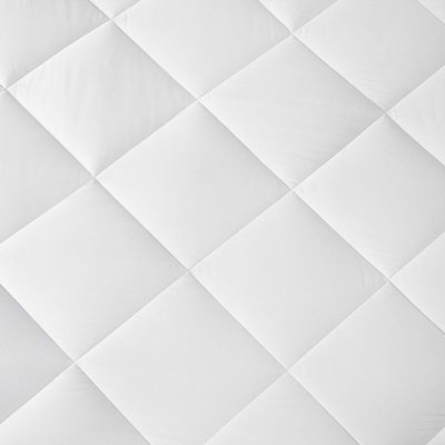 300 Thread Count Cotton Sateen Waterproof Mattress Pad, Hypoallergenic And Anti-Microbial For Health And Comfort