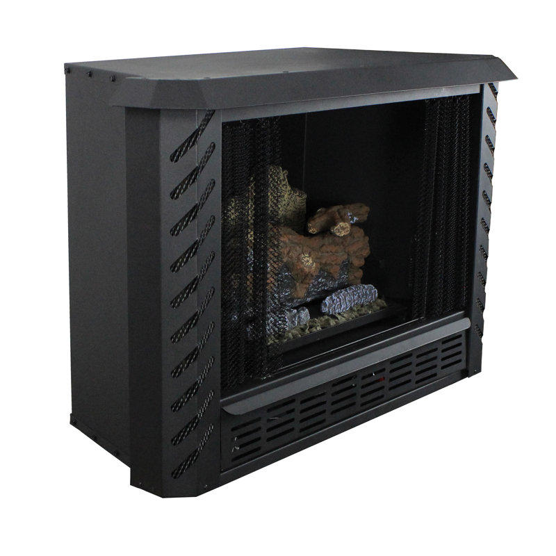 38'' W Ventless Fireplace Insert, Natural Gas