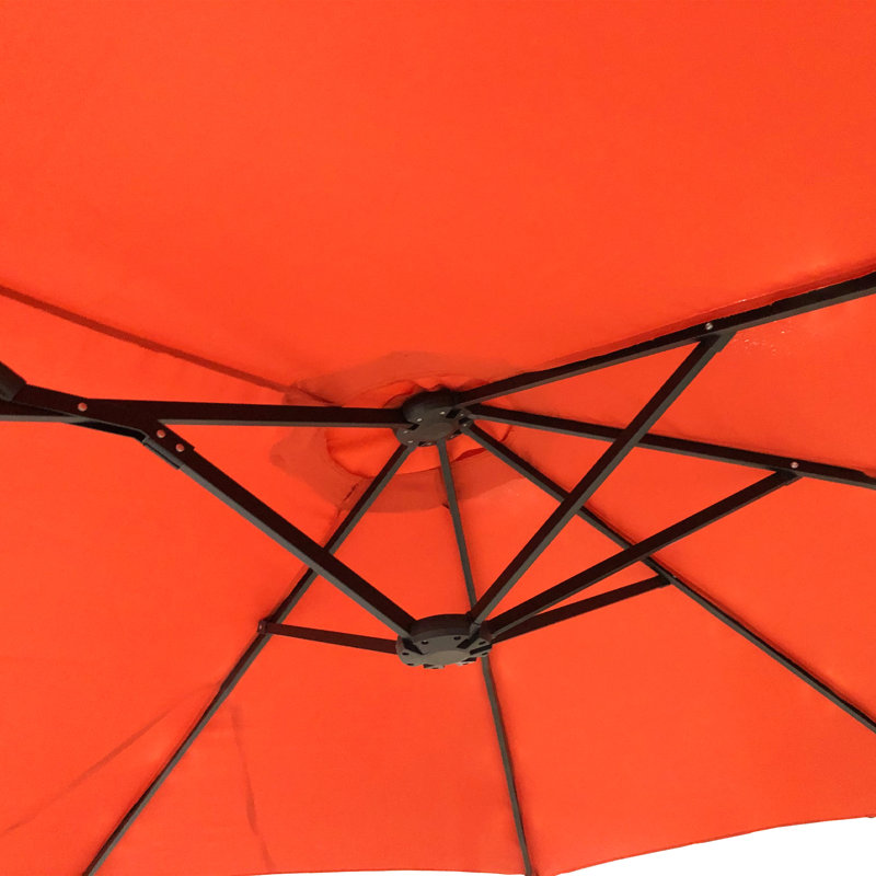 Parasol de marché 14 pi 1 po Monu, Orangé