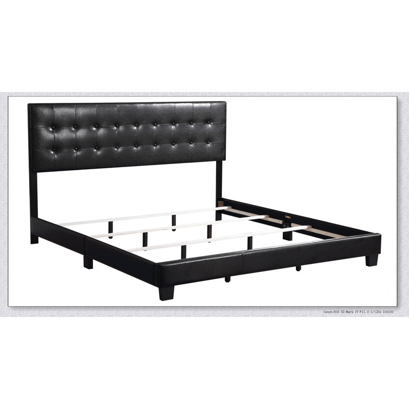 Lit contemporain élégant en noir, Double