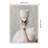 Toilet Paper Roll on White Swans Head Bathroom Art by The Creative Bunch Studio Framed Canvas Wall Art Print
