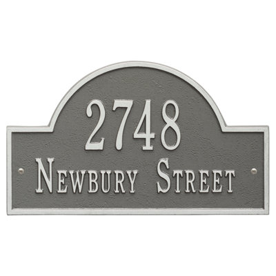 2-Line Wall Address Plaque