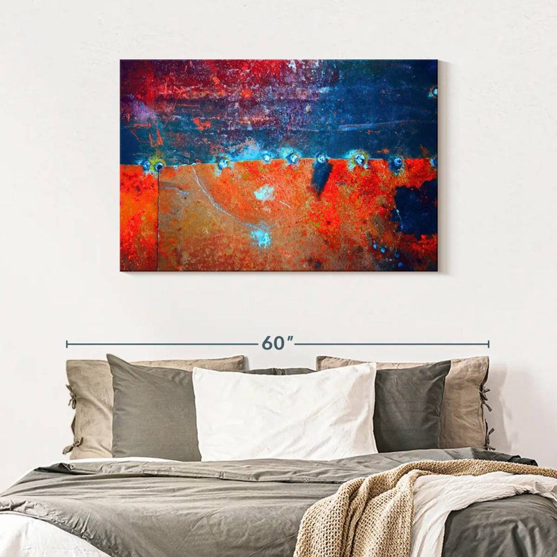 Avery Rust Abstract, 30" H x 45" W
