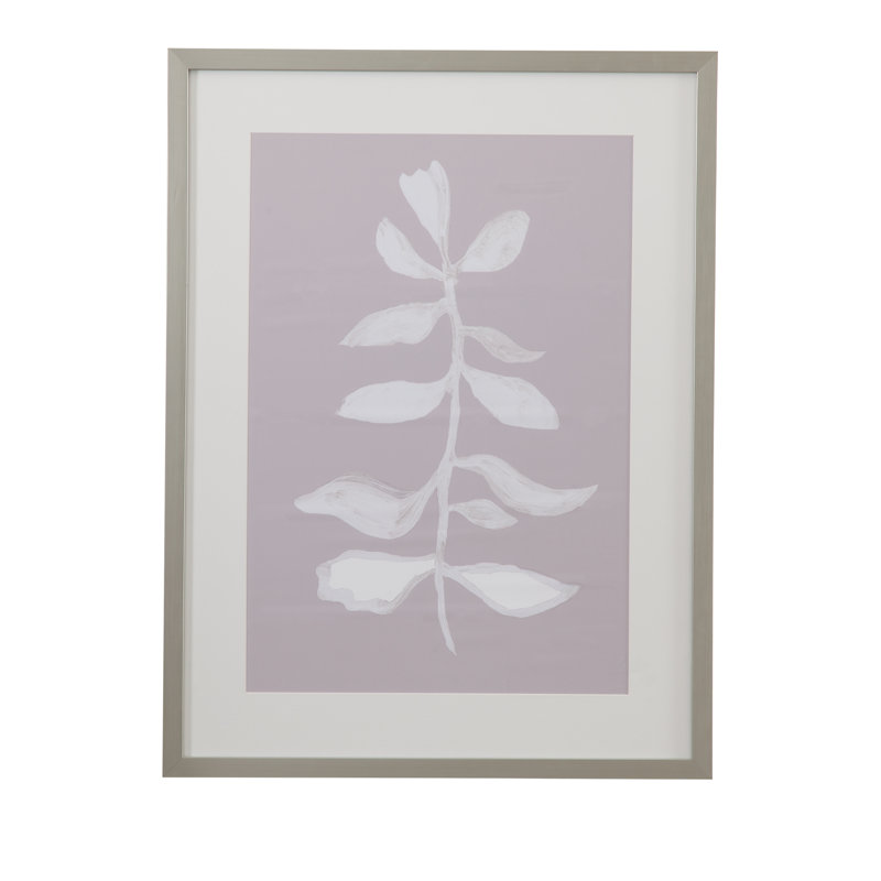 «Fresh Leaves I», reproduction encadrée