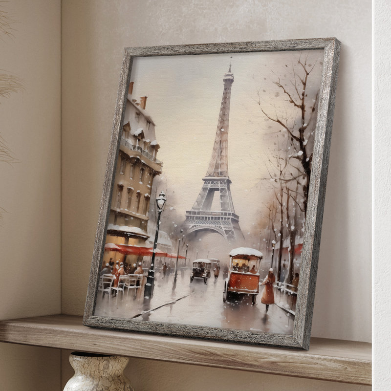 «Christmas Holiday Art DLXVII», reproduction d'art encadrée - bois massif, H 11 po x l 9 po
