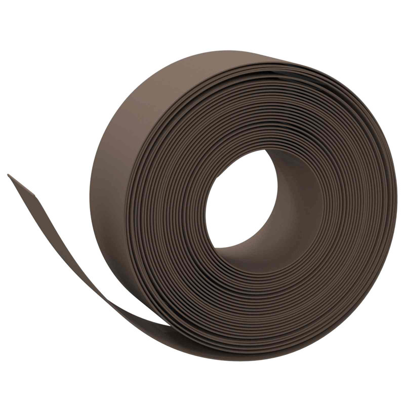 2500 cm W Lawn Edging Fencing, 20cm H x 2500cm W, Brown