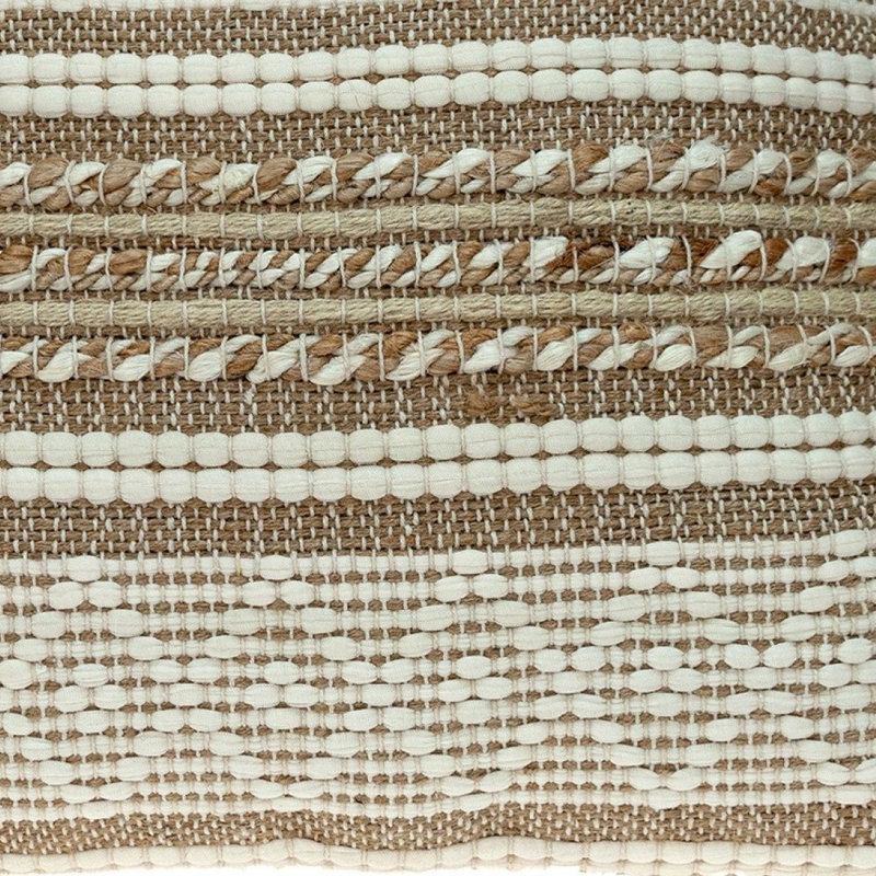Coussin décoratif transitionnel ivoire Lennon