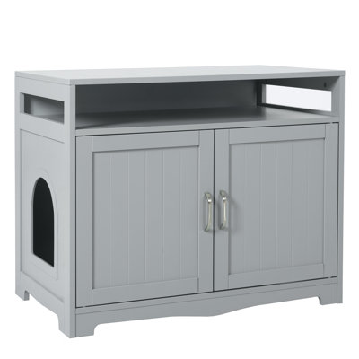 Timor Wood Litter Box Enclosure