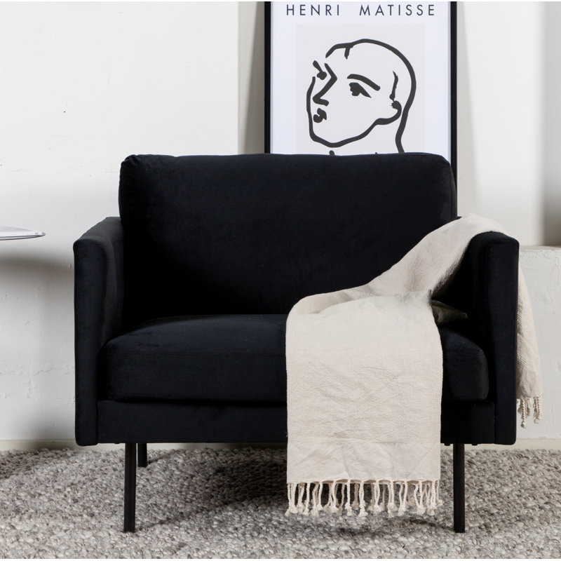Davaney Velvet Armchair