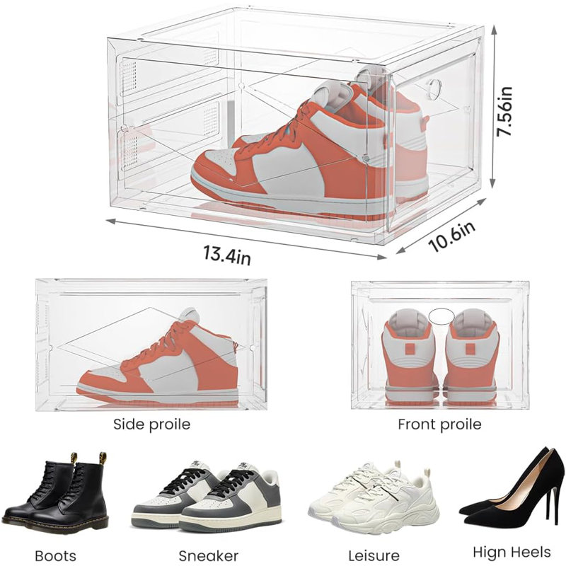 6 Pair Shoe Storage Box